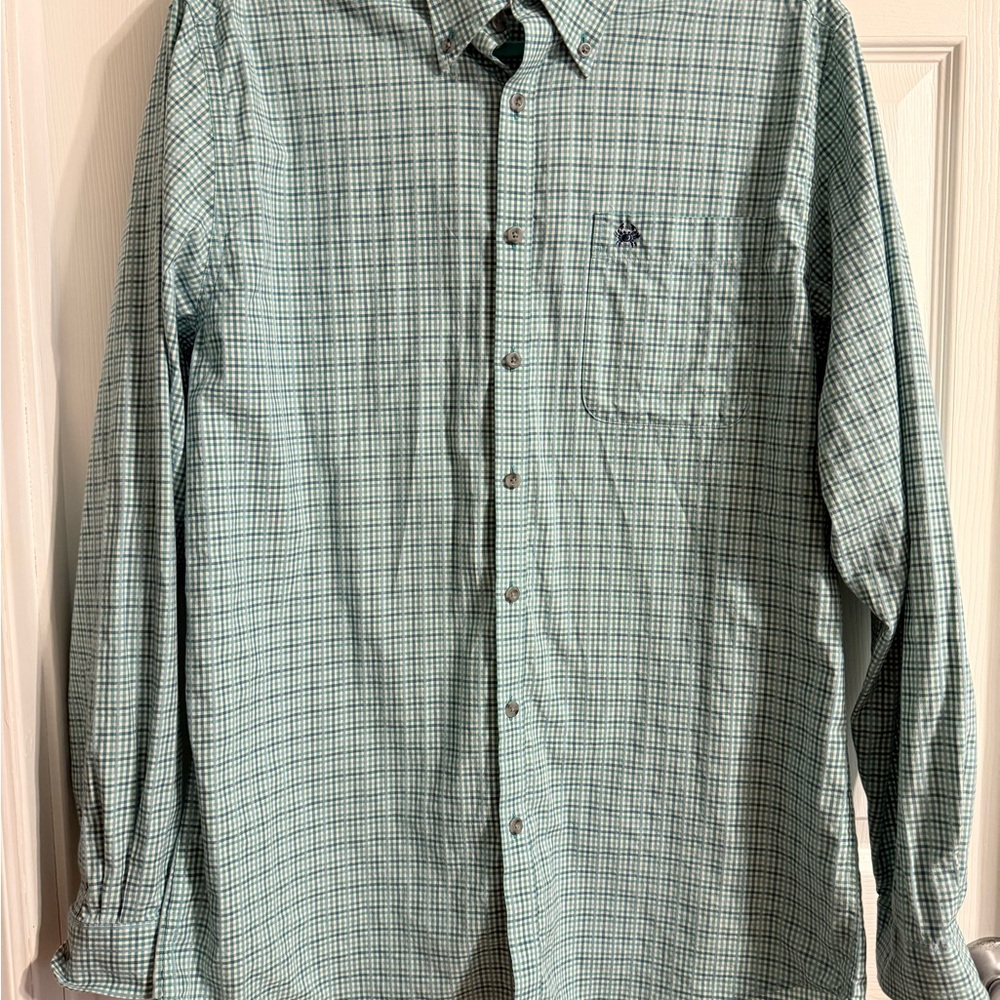 Men's COAST Green Checkered Shirt